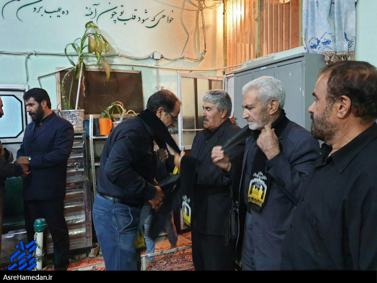 مراسم سیاه‌پوشی “رخصت یا مولا ” در نهاوند برگزار شد+ تصاویر