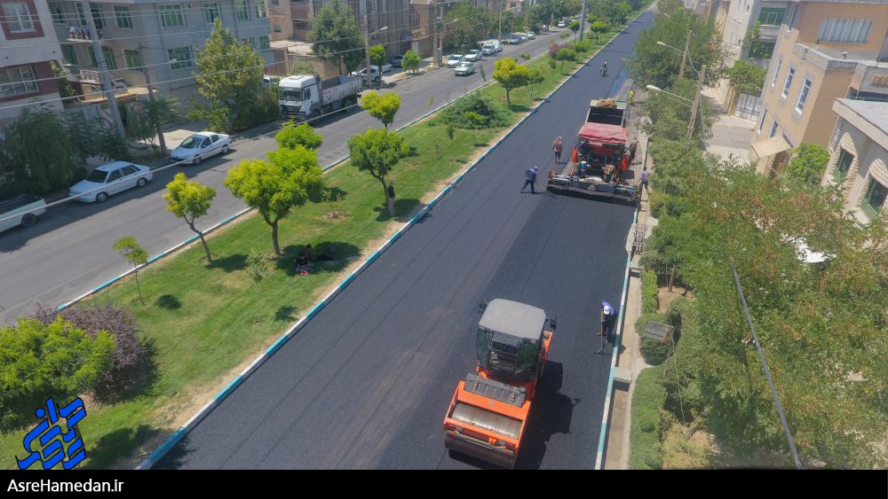 آسفالت معابر اصلی کوی فرهنگیان با ۳۶ میلیارد ریال اعتبار