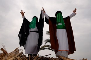 جشن غدیریون در باغ موزه همدان/ حرکت کاروان بیعت با ولایت از شاهزاده حسین (ع)